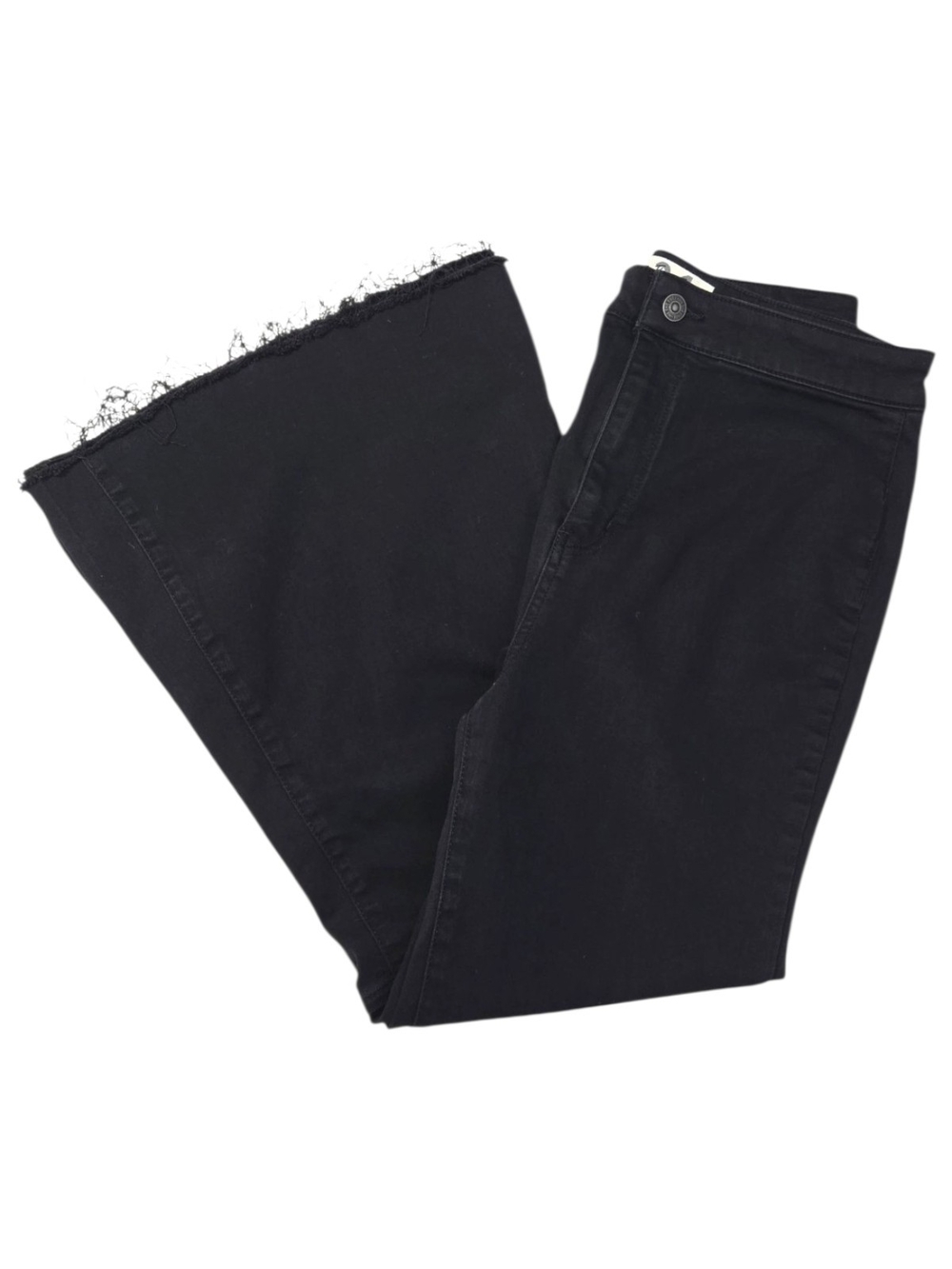 Free People We The Free Just Float On Flare Jeans Black Size 31 High Rise Denim